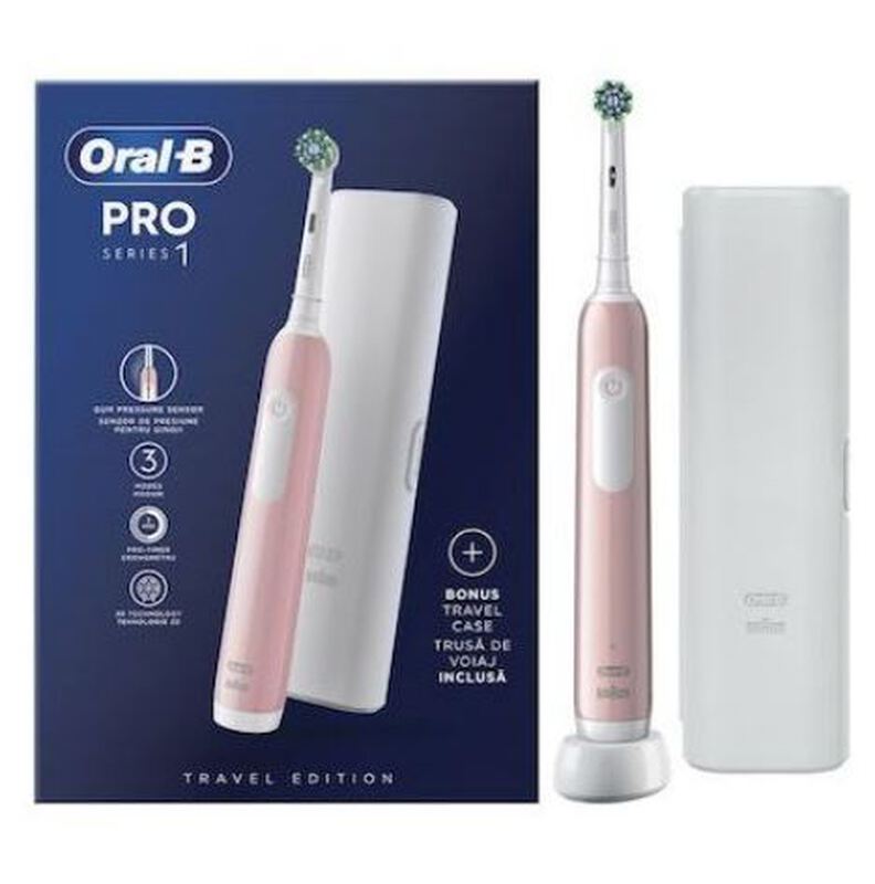 oral-b pro series 1 elektr. tandenborstel roze 1