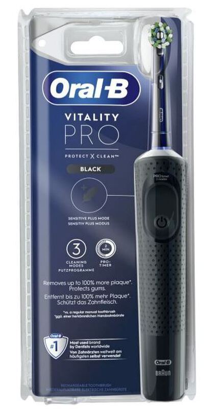 oral-b vitality pro x clean zwart elektr. t.b. 1