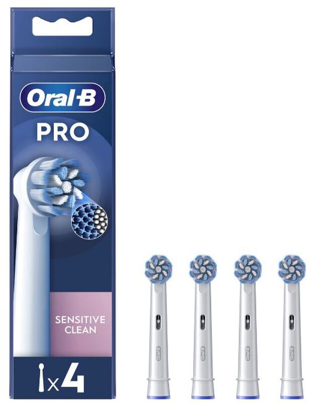 oral-b pro sensitive clean eb60x-4 opzetborstels 1
