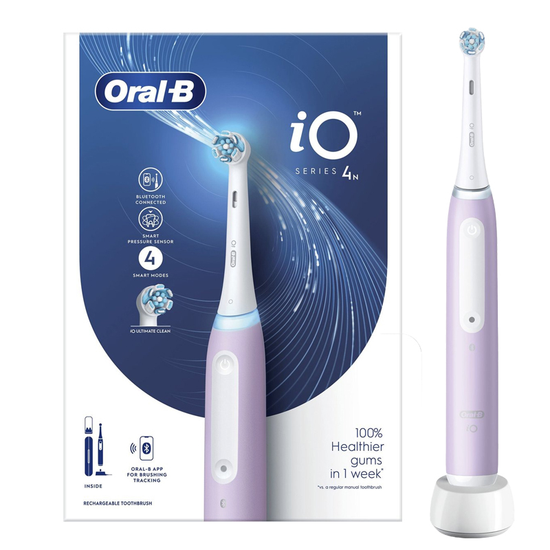 oral-b io 4 elektrische tandenborstel lavendel 1