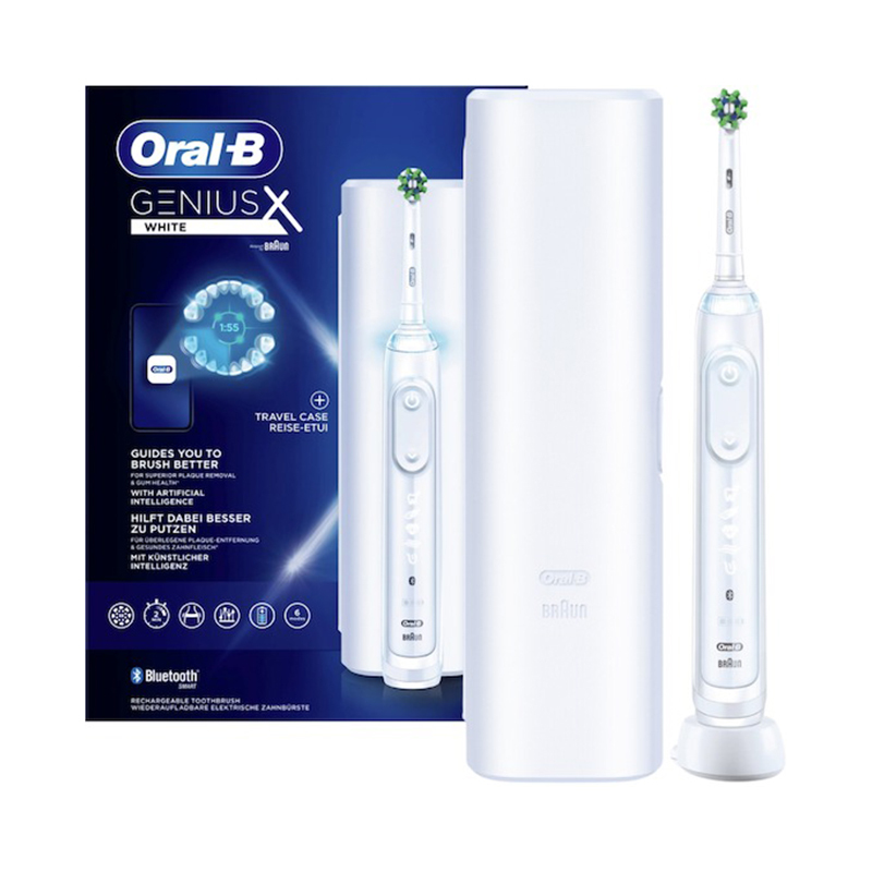 oral-b genius x elektrische tandenborstel wit 1