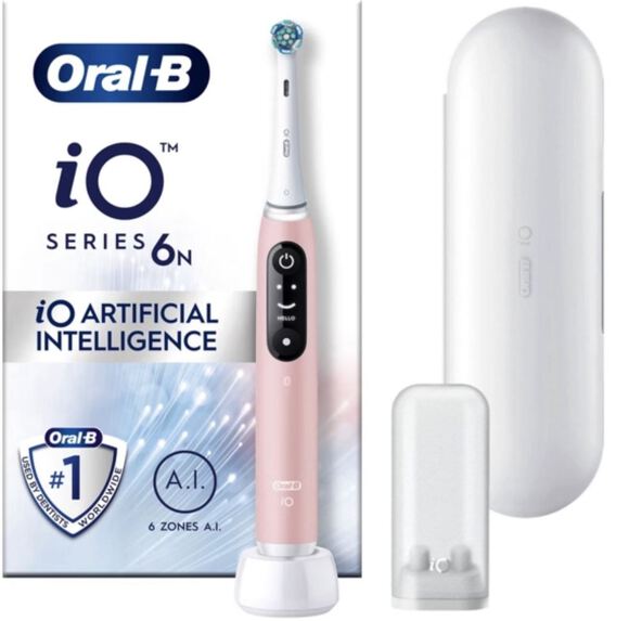 oral-b io 6n pink sand elektrische tandenborstel 1