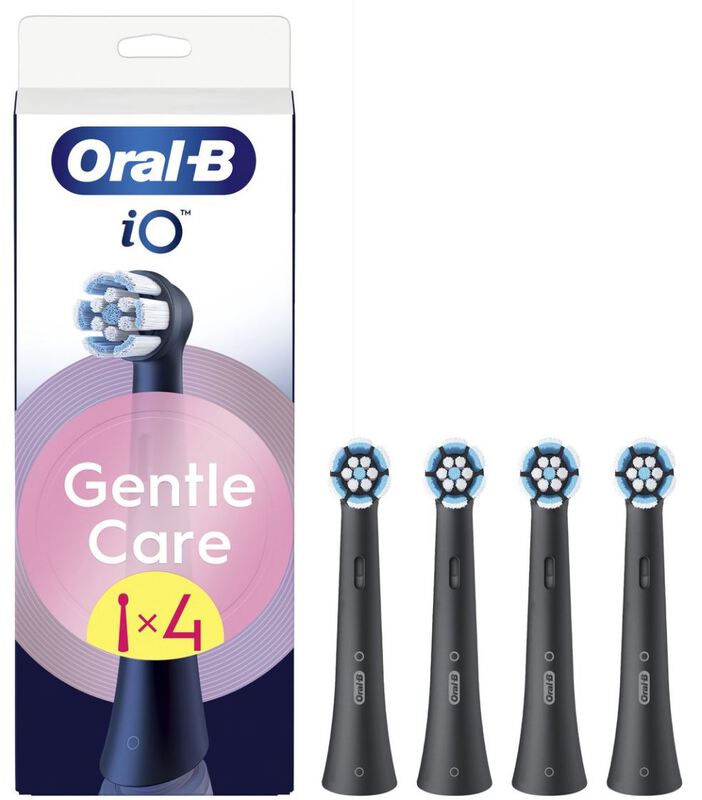 oral-b io gentle care opzetborstels zwart 1