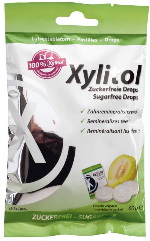 xylitol drops suikervrij meloen 1