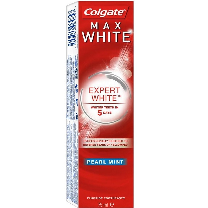 colgate max white expert tandpasta 2