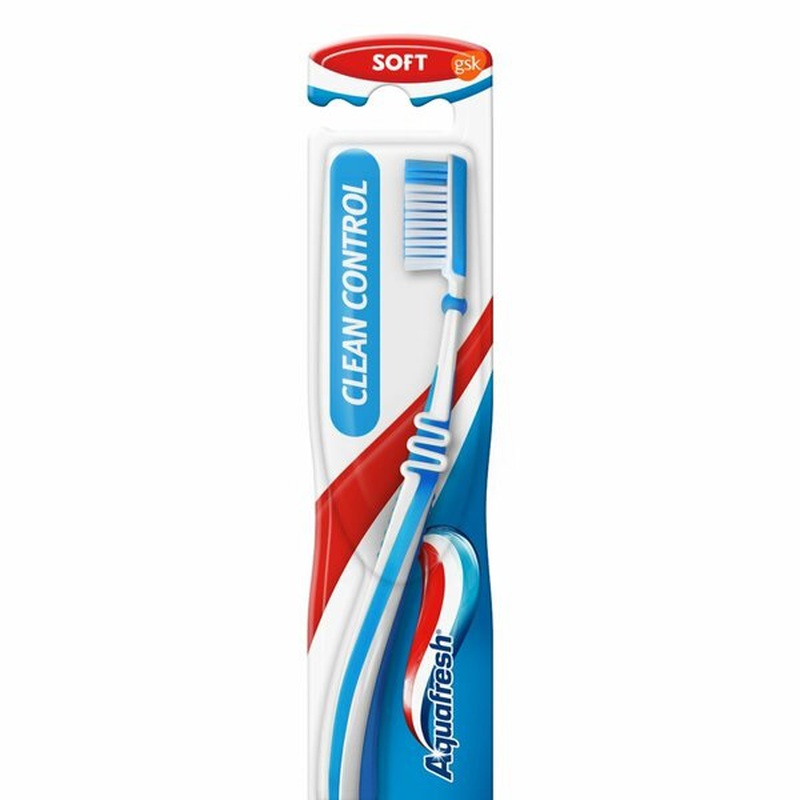 aquafresh tandenborstel clean control soft 1