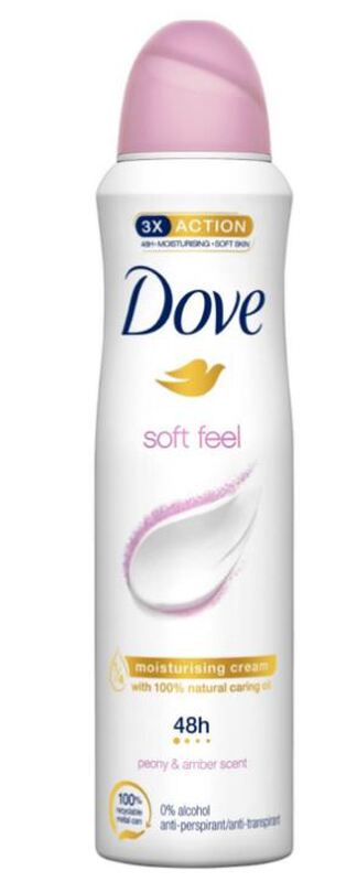 dove women deodorant spray anti-transp. soft feel 1
