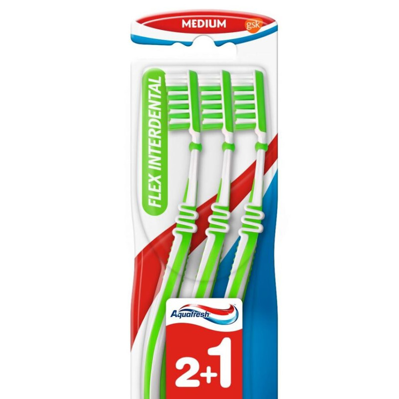 aquafresh tandenborstel flex interdental medium
