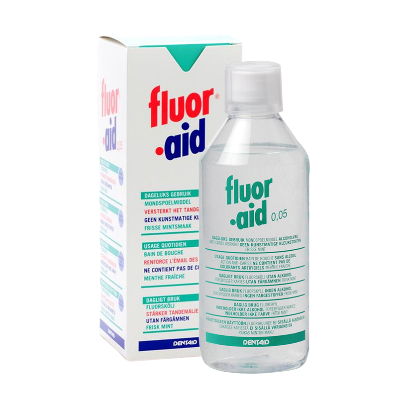fluor.aid natriumfluoride 0.05% mondpoelmiddel 1