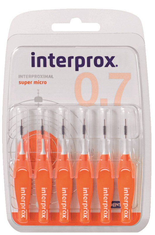 interprox 0.7 oranje super micro 2mm blister 1