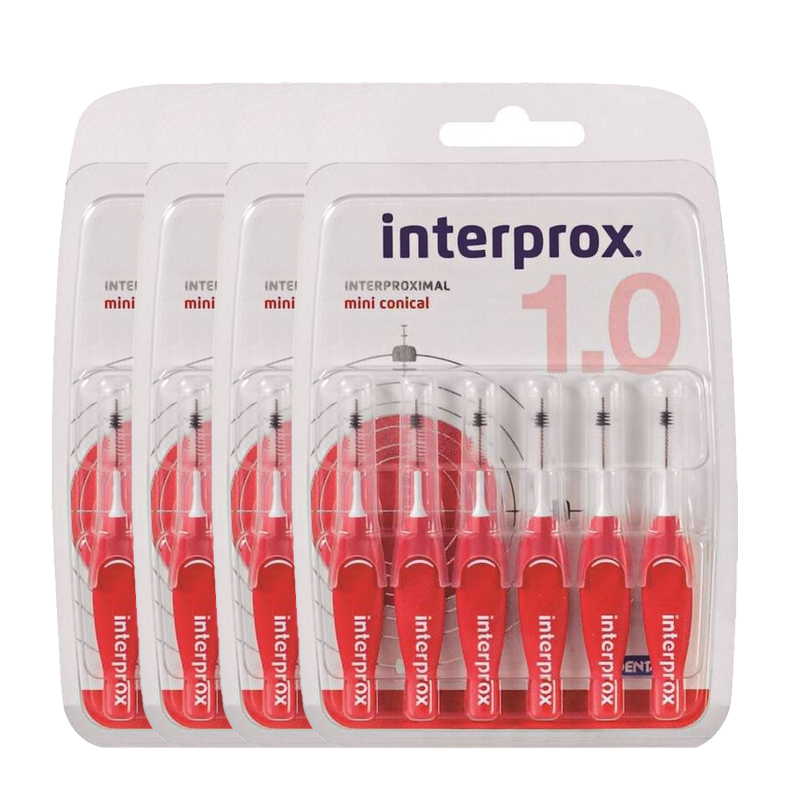interprox 1.0 rood mini con. 2-4mm grootverpakking 1