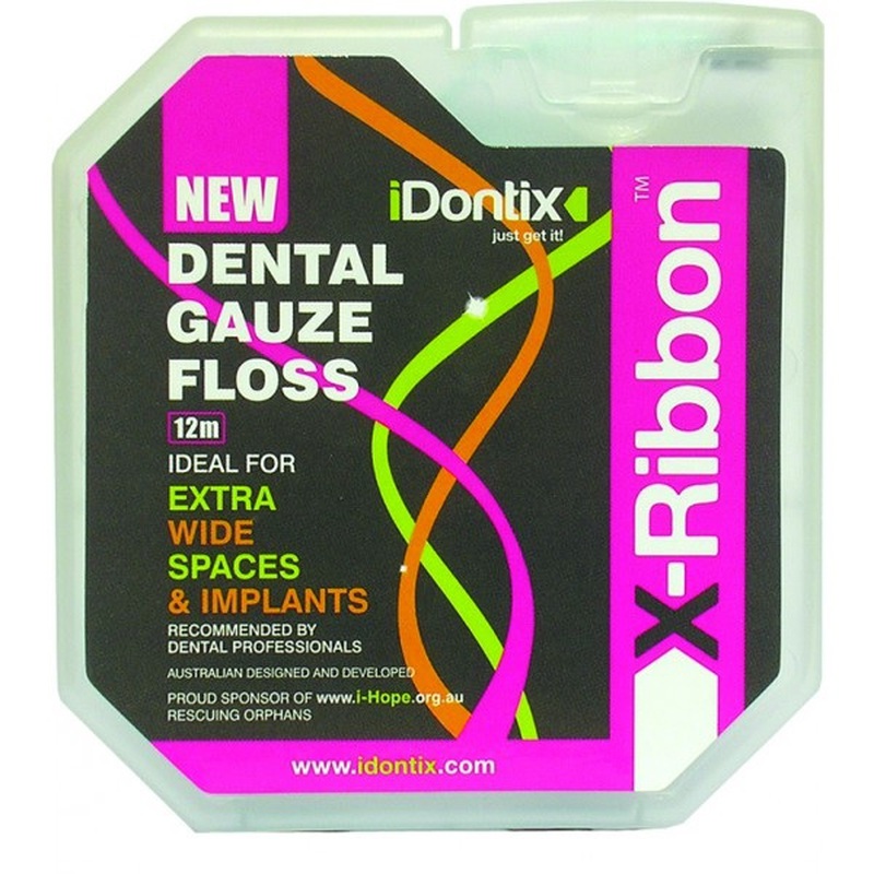 idontix floss x-ribbon lint 1