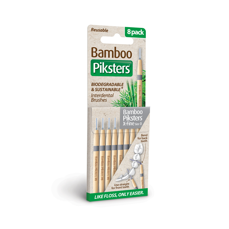 bamboo piksters ragers size 0 x-fijn donkergrijs 1