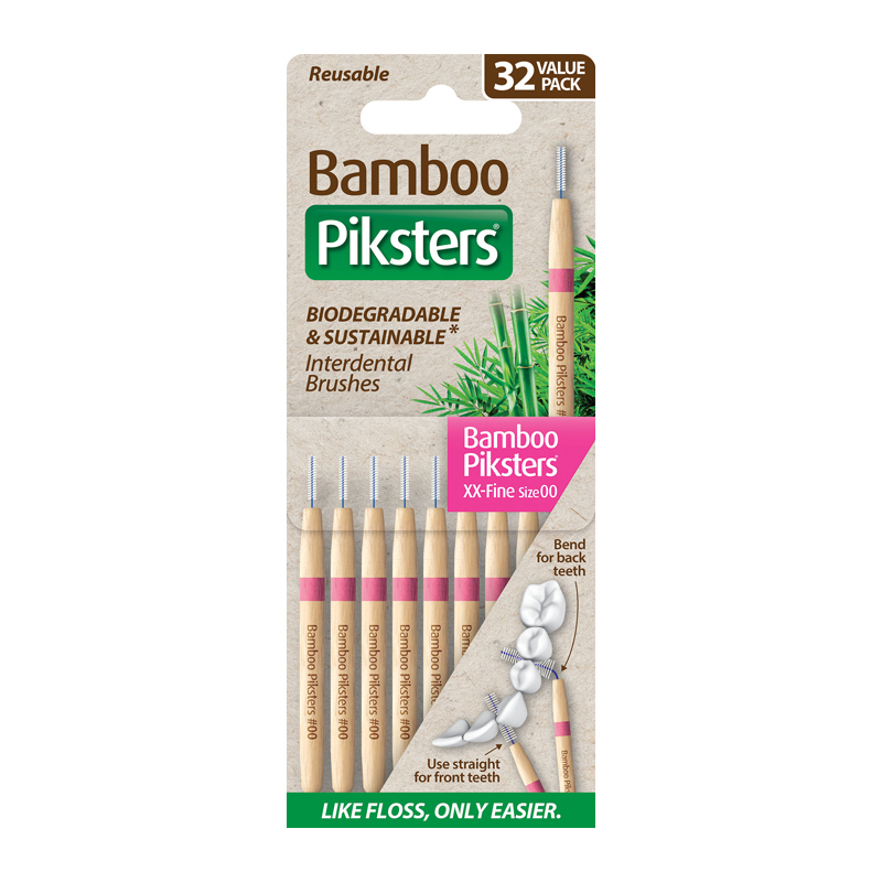 bamboo piksters ragers size 00 xx-fijn roze 2