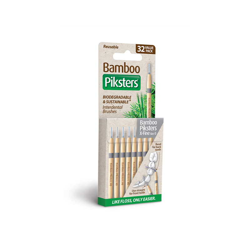 bamboo piksters ragers size 0 x-fijn donkergrijs 1