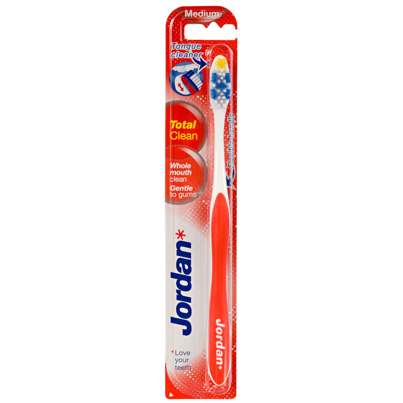 jordan tandenborstel total clean medium