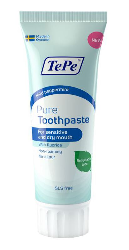 tepe pure tandpasta mild pepermunt sensitive 1