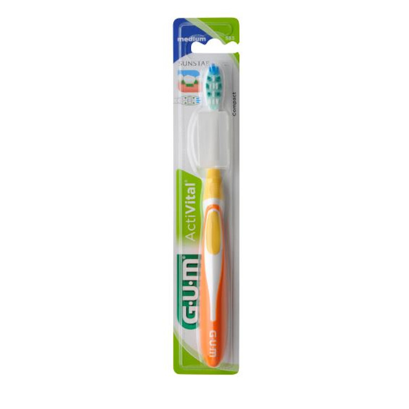 gum activital tandenborstel compact medium