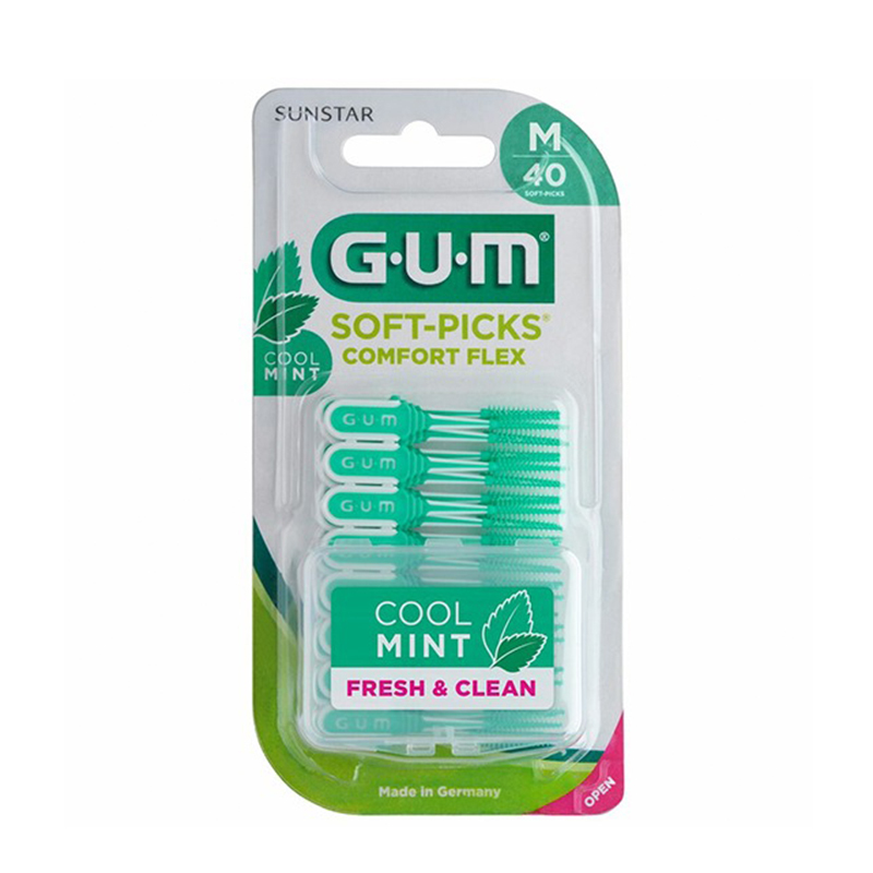 gum soft-picks comfort flex medium mint 1