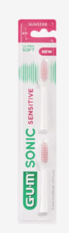 gum sonic sensitive refill opzetborstels 1
