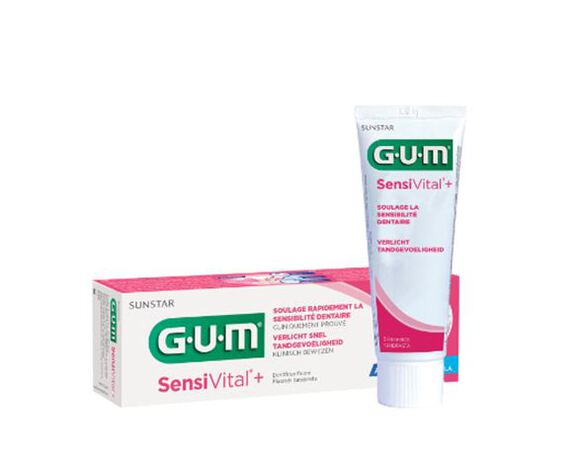 gum sensivital+ tandpasta 1