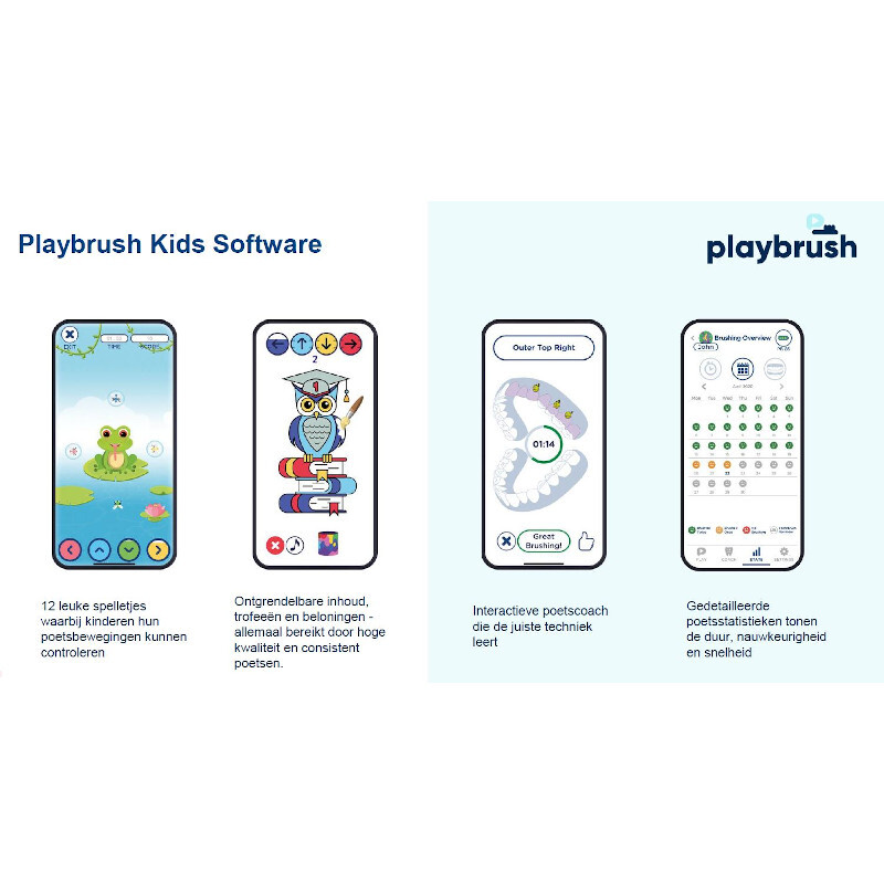 playbrush smart sonic blue / kids 3-12 jaar