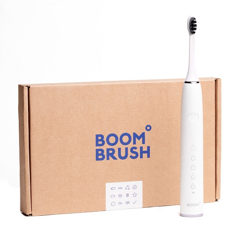 boombrush sonische tandenborstel wit 1