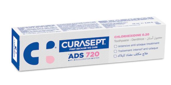 curasept ads 720 gel-tandpasta 0.20% chx 1